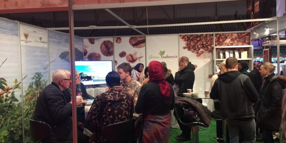 Indonesia Mempromosikan Kopi Petani pada Pameran Wisata Reiselivsmessen 2016 di Oslo, Norwegia